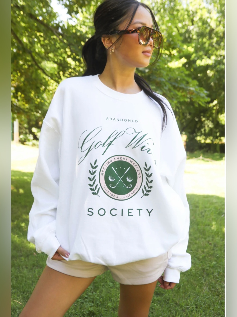 Friday + Saturday Golf Wives Crewneck